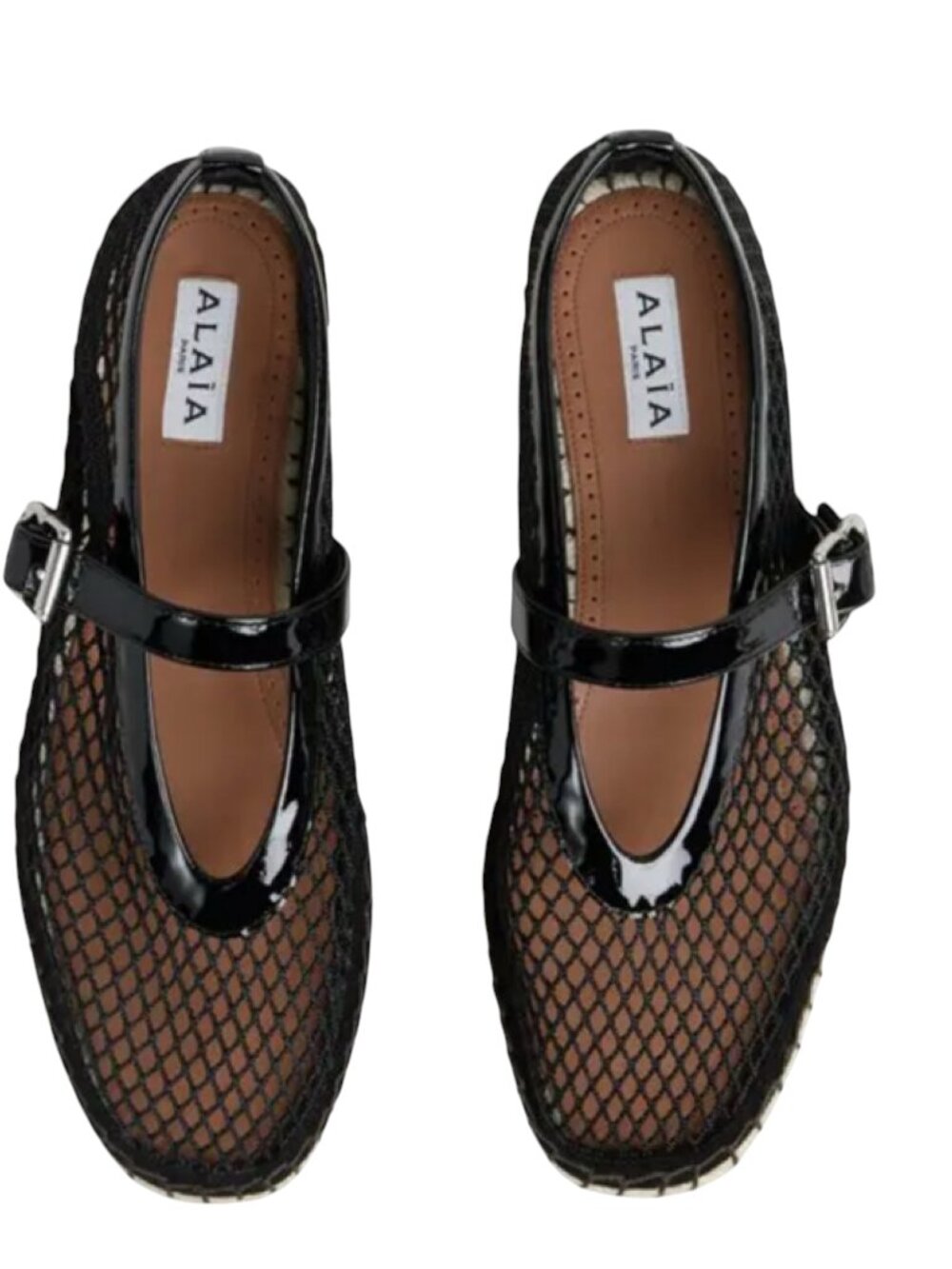 Alaïa Fishnet Ballerina Flat Size 39 IT, 8 US NEW